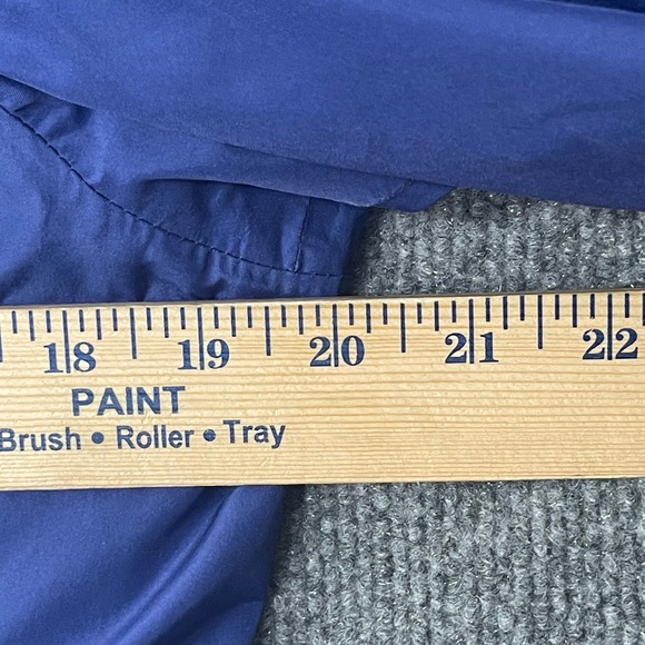 Helly Hansen Women's Waterproof Hooded Jacket Blue Orange Fleece Lined M - Picture 6 of 7